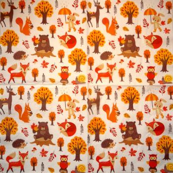086 Teddy - 4 ply - Sniff Handkerchief
